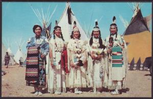 Indian Maidens Postcard