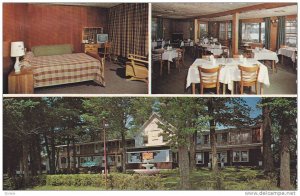 3-views, Hotel Motel Pinacle Lodge, Missisquoi, Quebec,  Canada, PU_1984