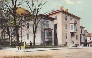 Maryland Baltimore Cardinal Gibbons Residence 1908