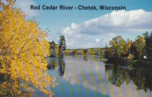 Wisconsin Chetek Red Cedar River Scene