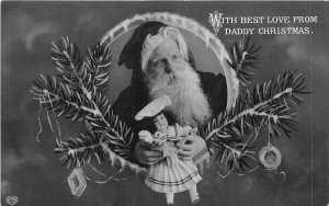 Lot 51 santa claus christmas fir toy uk greetings