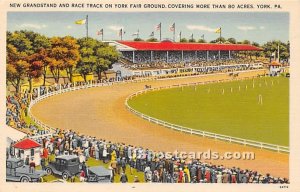 New Grandstand & Race Track - York, Pennsylvania PA  