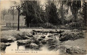 CPA PARIS 12e Bois de VINCENNES Lac Daumesnil La Source du Lac (672614)