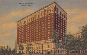 Hotel Statler Located on Grand Circus Park Detroit MI 