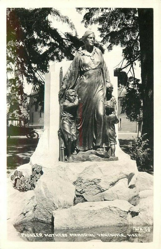 WA, Vancouver, Washington, Pioneer Mothers Memorial, RPPC