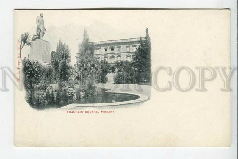 439377 AUSTRALIA HOBART Franklin square Vintage postcard