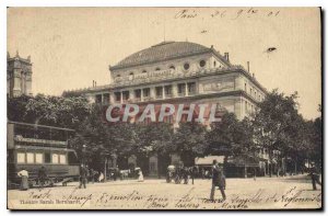 Postcard Old Theater Sarah Bernhardt