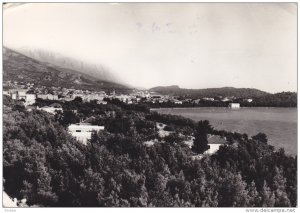 RP; Bird´s Eye View of MAKARSKA, Croatia, 10-20s