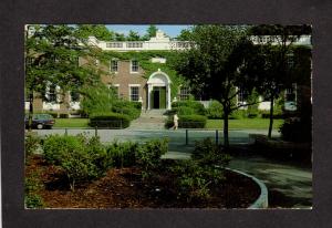 ME Moulton Union Bldg Bowdoin College Brunswick Maine Postcard Radio Station