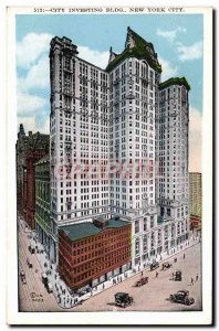 Postcard Old City Investing Bldg New York City