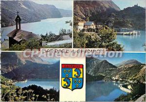 Postcard Modern Landscapes Oisans Lake and Dam of Chambon