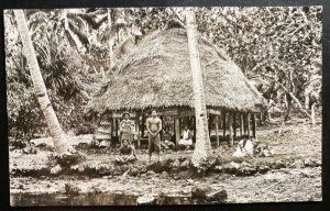 Mint Western Samoa Real Picture Postcard RPPC Natives Scene