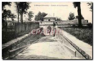 Old Postcard Entree Blaye Citadel