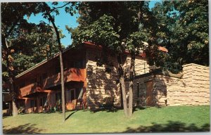 postcard WI George Williams College Camp - Cabin #8