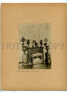 434917 RUSSIA Petersburg Fireplace in Winter Palace in White Hall postertype