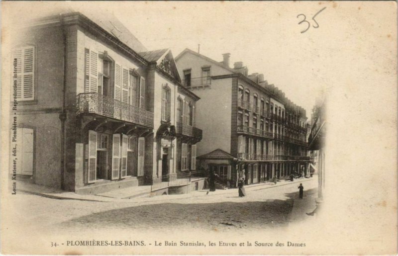 CPA PLOMBIERES-les-BAINS - Le bain stanislas (119686)