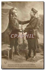 Old Postcard Comrade Opens We look Let's get into the Army History