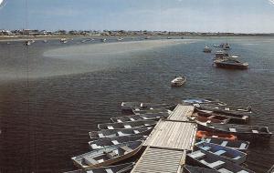 WELLS HARBOR, ME  Maine   DINGHIES Awaiting Boat Owners  YORK COUNTY   Postcard