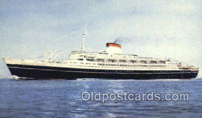 T/N Cristoforo Colombo Ship, Ships, Postcard Post Cards  SS Italia