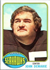 1976 Topps Football Card John Demarie Seattle Seahawks sk4568