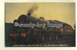 ry837 - LMS Railway Engine no 5531 Sir Frederick Harrison - plain back card