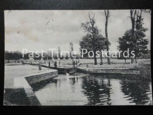 Northamptonshire NORTHAMTON LOCK & RIVER c1904