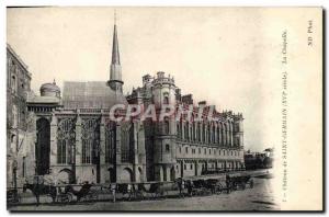 Old Postcard Chateau De La Chapelle Saint Germain
