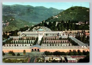 Aerial View Of Staglieno Cemetery GENOA Italy 4x6 Vintage Postcard 0396