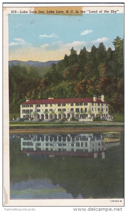 Lake Lure Inn, Lake Lure, Land of the Sky, Western North Carolina 1930-40s