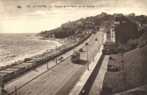 CPA Le HAVRE - La Falaise de la Heve vue du Casino (201320)