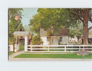 Postcard Birthplace of Herbert Hoover West Branch Iowa USA