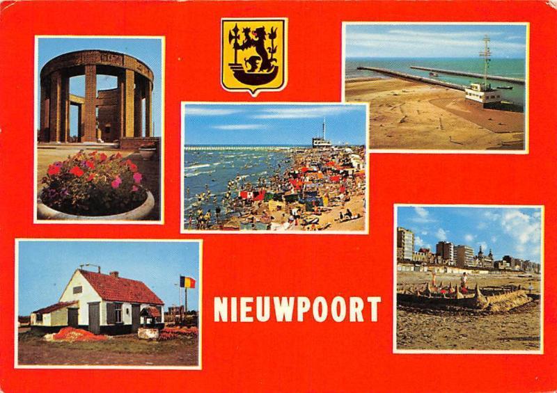 Belgium Nieuwpoort Multiviews Statue Monument Plage