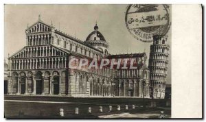 Postcard Old Pisa Duomo and Campanile