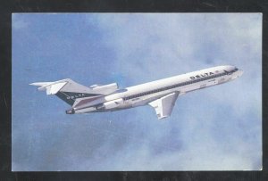 DELTA AIRLINES BOEING 727 AIRPLANE AVIATION ADVERTISING POSTCARD