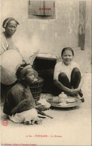 CPA AK VIETNAM ANNAM Tourane - La Dinette (61873)