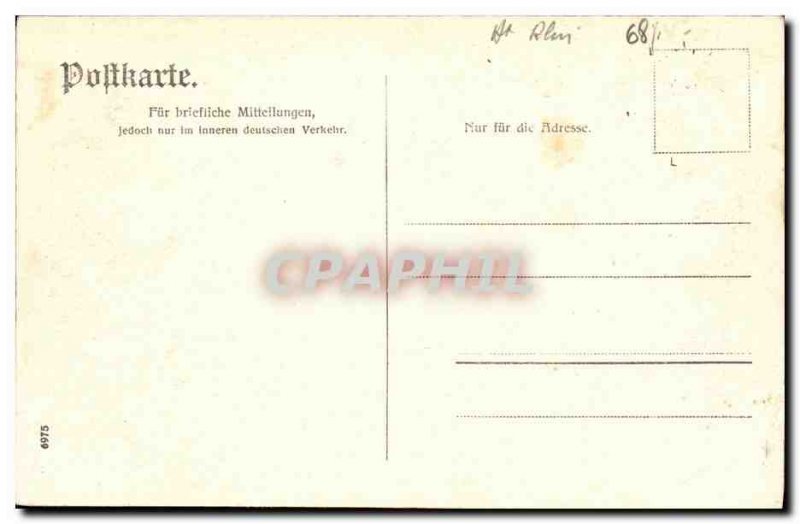 Old Postcard Drie Aehren Trois Epis