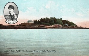 Vintage Postcard The Summer Home Of Robert E. Ferry House Eagle Island Maine ME