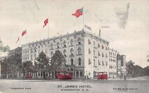 Washington DC St James Hotel Vintage Postcard AA29378