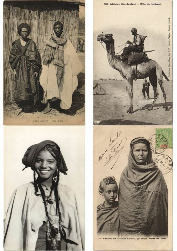 MAURITANIA AFRICA 50 Vintage Postcards Mostly Pre-1940 (L3043)