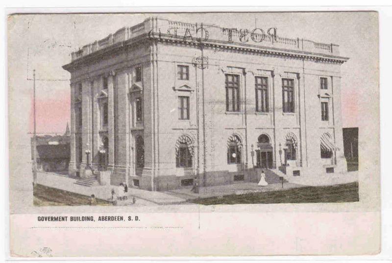 Government Building Aberdeen South Dakota postcard