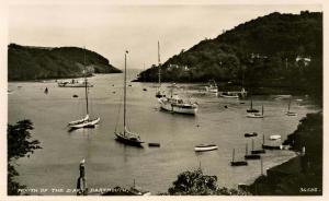 UK - England, Dartmouth. Mouth of the Dart.    *RPPC