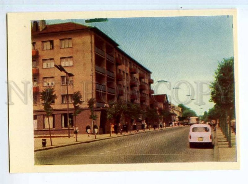 254011 Lithuania Klaipeda Monte street old postcard