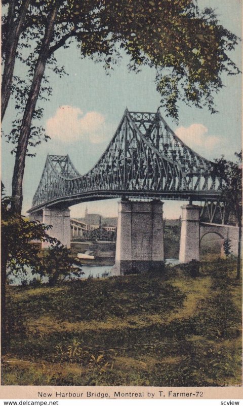 MONTREAL, Quebec, Canada, 1900-1910s; New Harbour Bridge