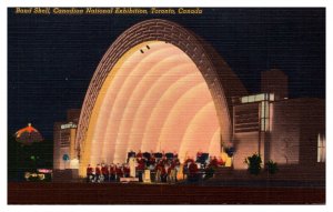 Vintage 1940s Postcard Band Shell Canadian National Exhibition Toronto Canada