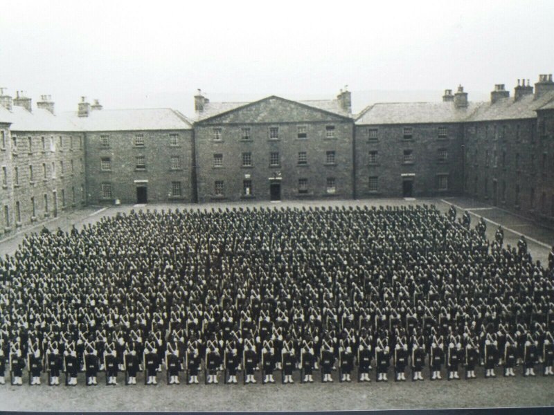 Fort George Barracks Barrack Square in 1895 Large Repro Postcard