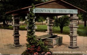 Florida St Augustine Fountain Of Youth 1916 Curteich