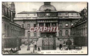 Old Postcard The Paris Court House The Facade