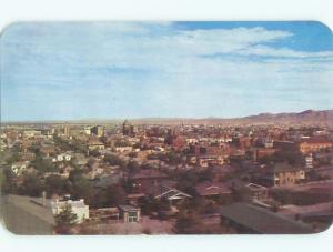 Pre-1980 AERIAL VIEW OF TOWN El Paso Texas TX n3054