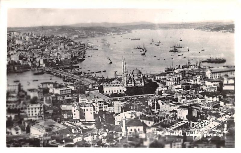 Istanbul Turkey Real Photo Unused 