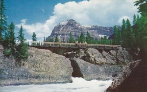 Natural Bridge and Mt Stephen Yoho National Park British Columbia Canada